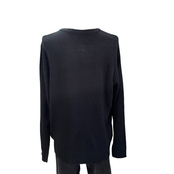 JEM Mens XL Holiday Sweater Tux Ugly Christmas Party Funny Knit Retro Festive - Picture 6 of 6